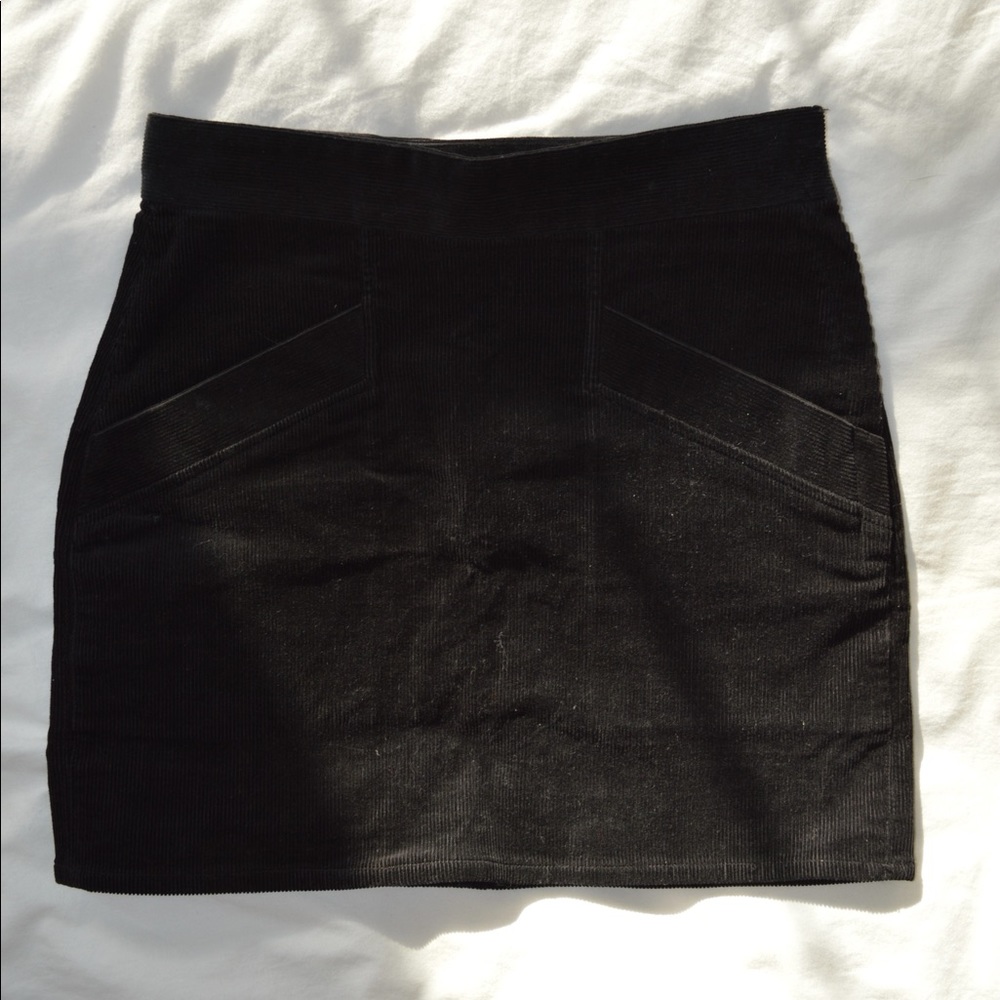 & Other Stores Mini Pencil Skirt in Black
